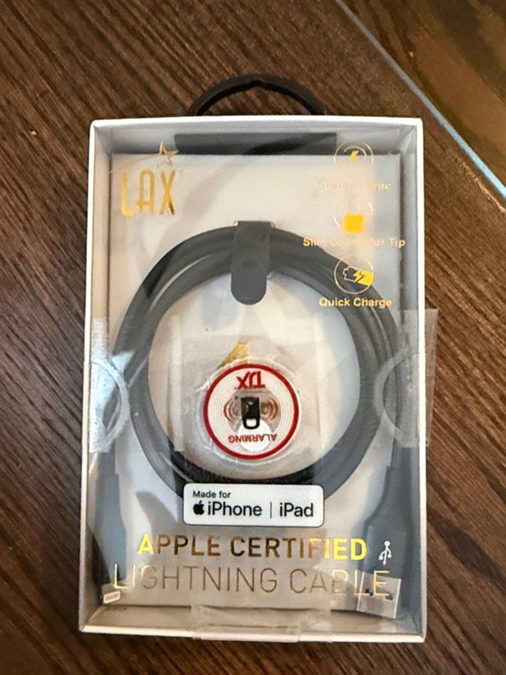 Apple-Certified Lightning Charging Cable — NEW